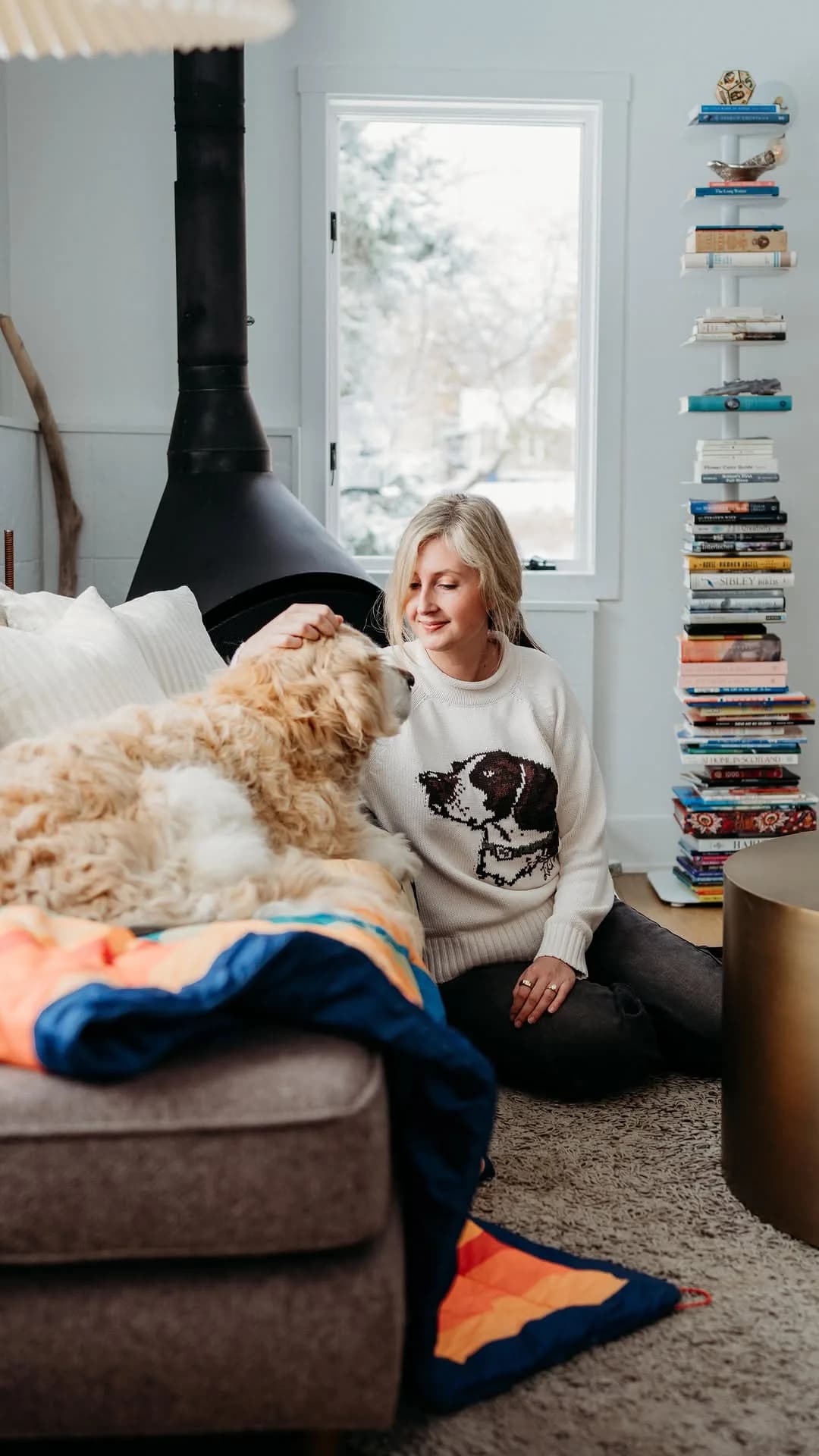 Me, you, and the moon 🌝 

We FINALLY have what feels like a real winter again in Michigan this year, so naturally, I’m hoping there’s more of this blue ice I can photograph! 

This is still one of my all time fav shots of Barley ❄️

#goldenretriever #winter #blueice #dogphotography